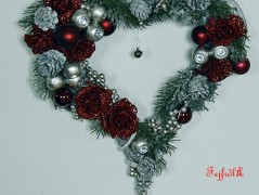 podzimní věneček s jelínkem..