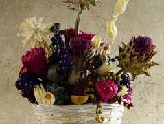 podzimní věneček s jelínkem..