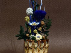 podzimní věneček s jelínkem..