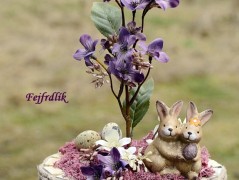 podzimní věneček s jelínkem..