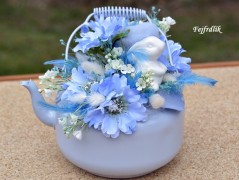 podzimní věneček s jelínkem..