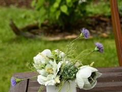 podzimní věneček s jelínkem..