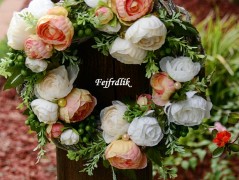 podzimní věneček s jelínkem..