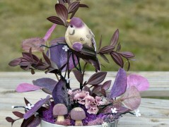 podzimní věneček s jelínkem..