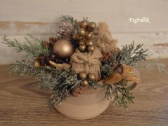 podzimní věneček s jelínkem..