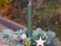 podzimní věneček s jelínkem..