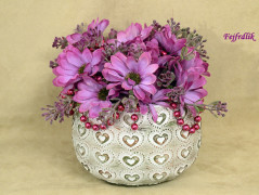 podzimní věneček s jelínkem..