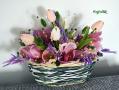 podzimní věneček s jelínkem..