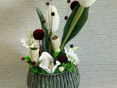 podzimní věneček s jelínkem..