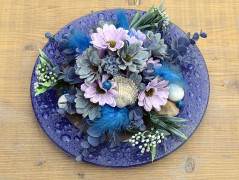 podzimní věneček s jelínkem..