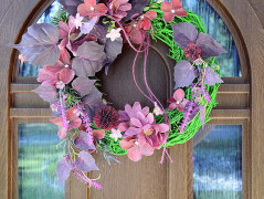 podzimní věneček s jelínkem..