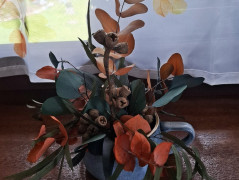 podzimní věneček s jelínkem..