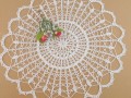Velká háčkovaná dečka průměr 38 cm