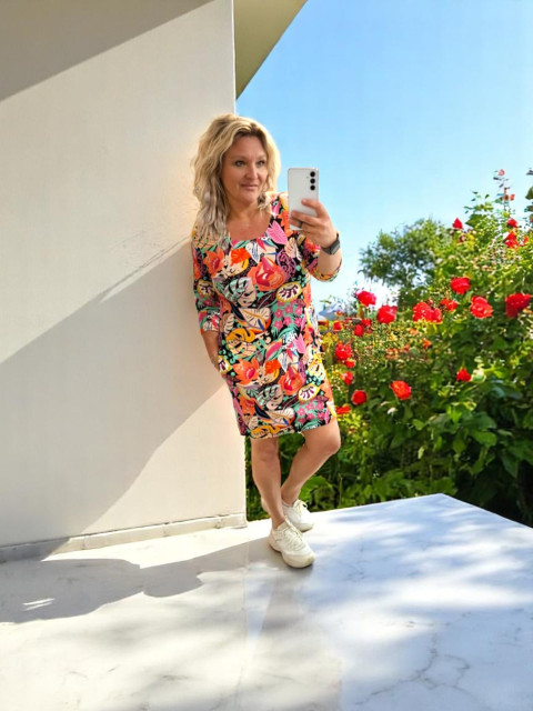 Dámské viskozové šaty Jaro letní bavlna lehké mušelin 