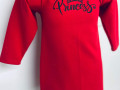 Dětské červené šaty Princess