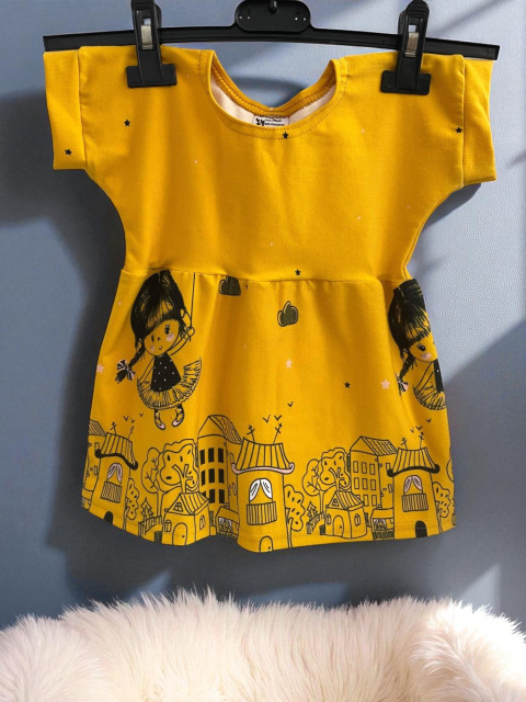 Dětské žluté šaty 74/80 