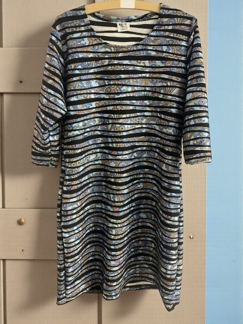 Dámské šaty Sára - M/L,L/XL šaty hřejivé šatky melírované svetrové 