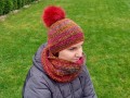 Souprava čepice a nákrčník