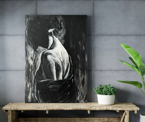 Obraz - Pokušení obraz akryl art abstraktni umeni originalni obraz 