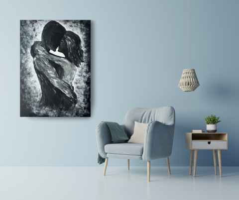 Obraz - Spojení obraz akryl art abstraktni umeni originalni obraz 