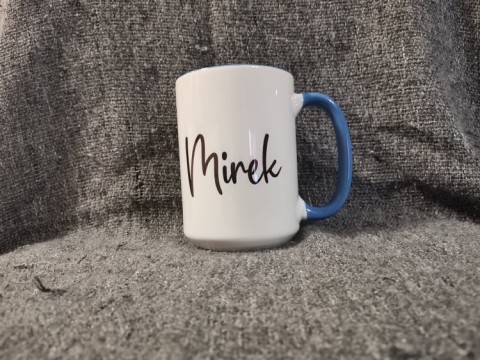 Hrnek se jménem VELKÝ 400ml, Mirek hrnek hrneček tisk potištěný ker 