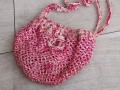 kabelka - háčkovaná pompadůrka