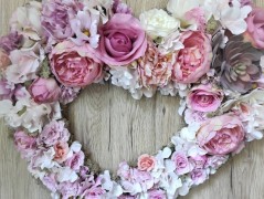 Luxusní vánoční v. se srdíčkem