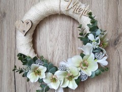 Luxusní vánoční v. se srdíčkem