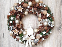 Luxusní vánoční v. se srdíčkem