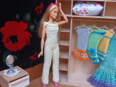 Barbie-valentýnské šatičky