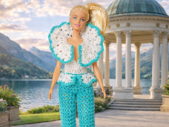 Barbie-valentýnské šatičky