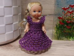 Barbie-valentýnské šatičky