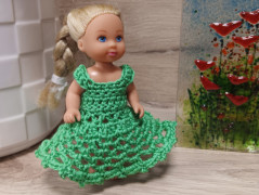 Barbie-valentýnské šatičky