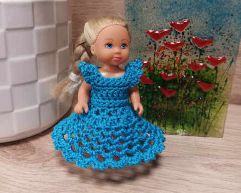 Evička-dlouhé šatičky panenka 