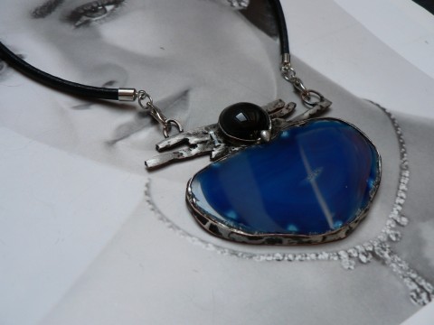 Náhrdelník, Achátvčerném náušnice sperkyjoha tiffany náhrdelník 