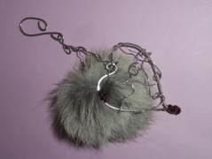 adventní svícen..stříbrný