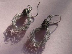 adventní svícen..stříbrný