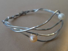 adventní svícen..stříbrný