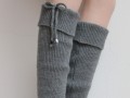 Návleky na nohy šedé