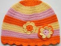 Háčkovaná čepička 147