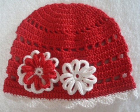 Háčkovaná čepička 15 