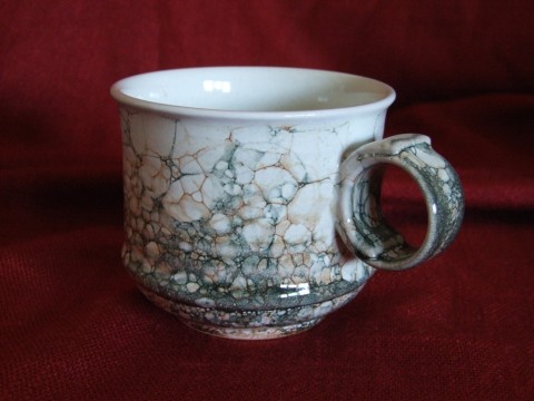 Hrnek Harmonika 0,3l hrnek čaj velký káva keramický rovný čajový půllitrový 