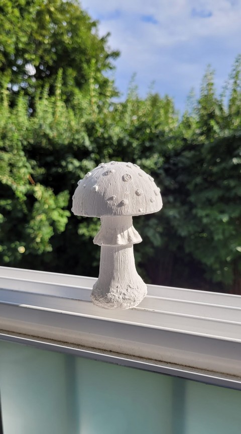 MOCHOMŮRKA dekorace grunterka mochomůrka odlitek efkoston podzim.houba 