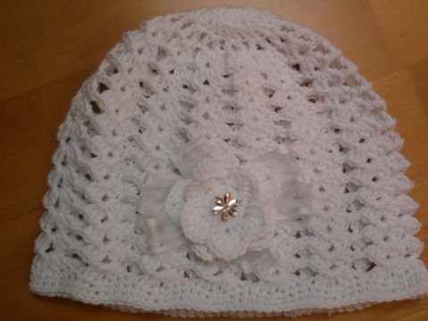 Letní háčkované  bambusové čepičky bambus čepička letní vzdušná bavlna dírkovaná 