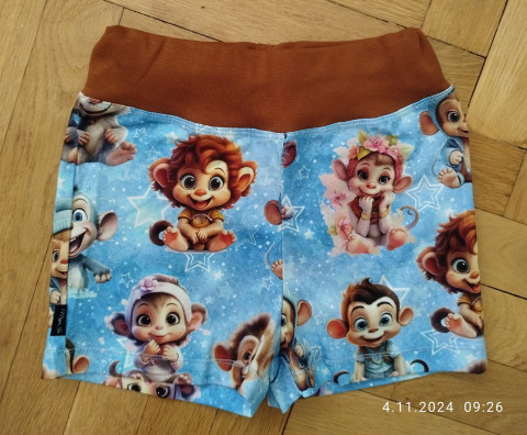 Opičkové kraťásky tričko kraťasy 