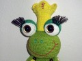 Háčkovaná žabička Tonička - návod