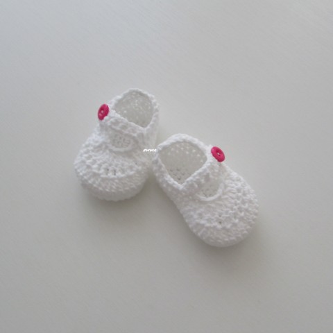 Botičky děti růžová holčička holčičí letní bílá miminko léto háčkované holka vzdušné botičky celoroční handmade lehoučké capáčky balerinky 