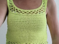 Háčkovaný dámský top