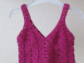 Háčkovaný dívčí top, tílko