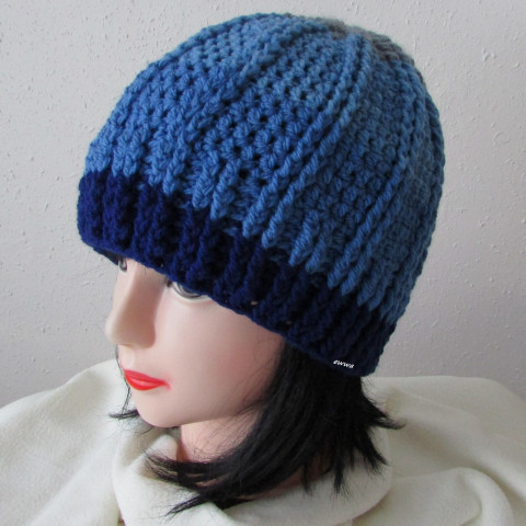 Čepice unisex modrá čepice ženy šedá unisex hřejivá muži teens zimní teplá 